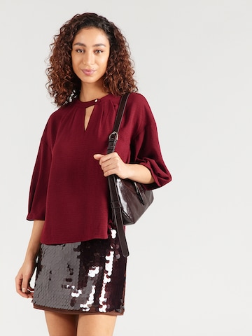 VILA Blúzka 'VIENYA' - Červená: predná strana