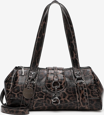 Sac bandoulière ' Marina ' Tamaris en marron : devant