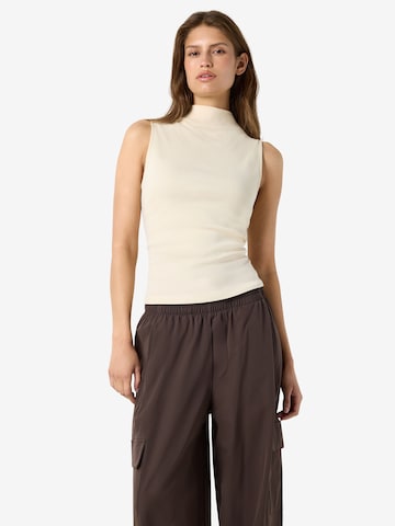 Maglietta 'NMStormi' di Noisy may in beige: frontale