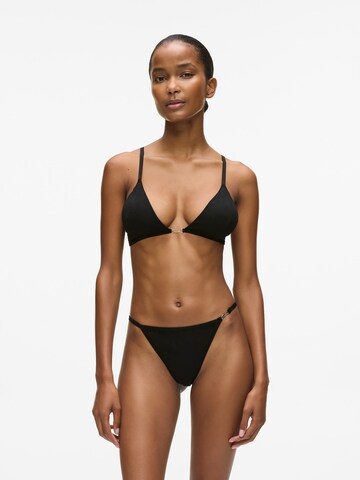 Karl Lagerfeld Triangel BH i sort: forside