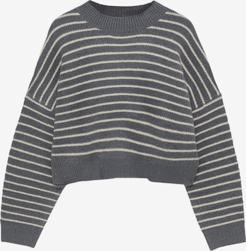 Pull-over Pull&Bear en bleu : devant