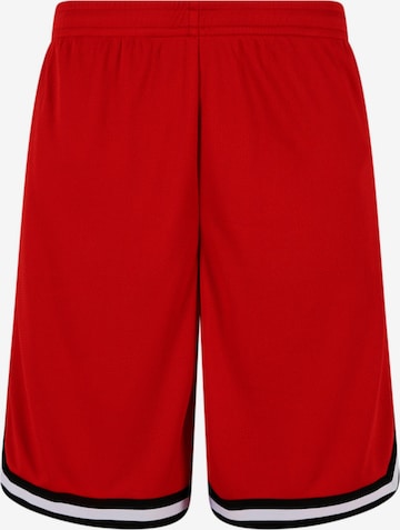 Urban Classics Loosefit Broek in Rood: voorkant