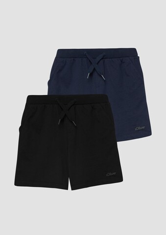 s.Oliver Wide leg Broek in Blauw