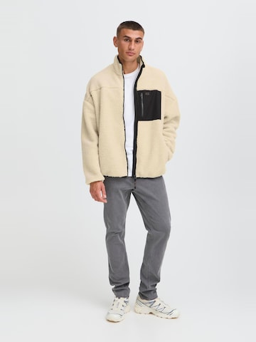 !Solid Fleece jacket 'MCWALTHER' in Beige