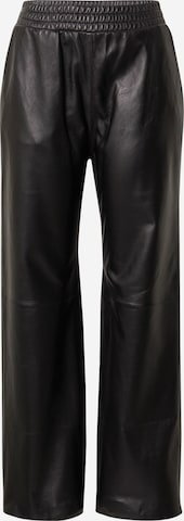 Loosefit Pantaloni 'MILA' de la OAKWOOD pe negru: față