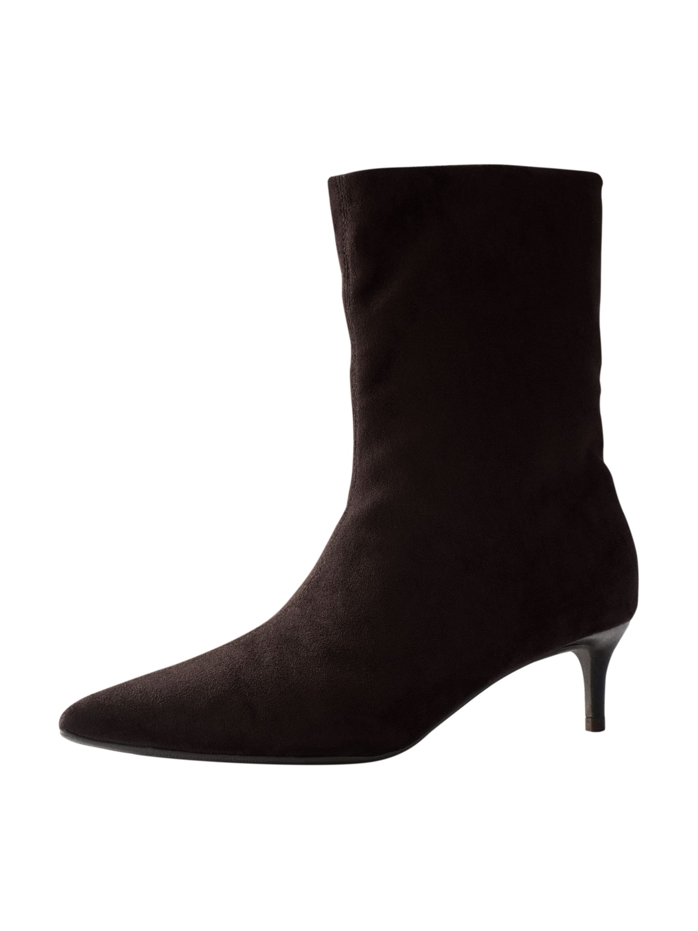 The Set Bottines en 36 en brun foncé, Vue avec produit