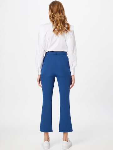 évasé Pantalon Trendyol en bleu