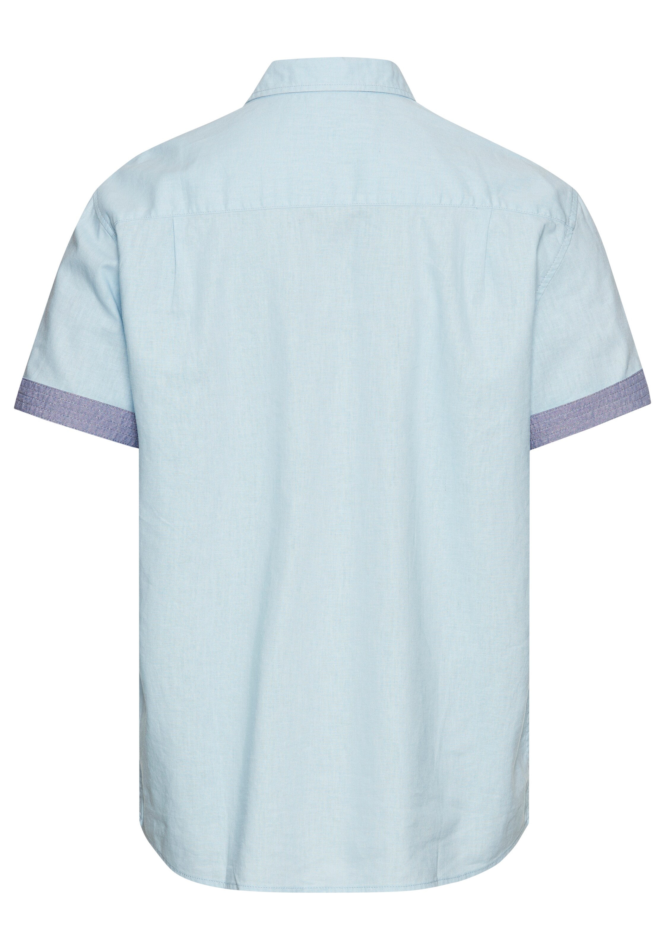 Man's World Comfort fit Button Up Shirt in Blue