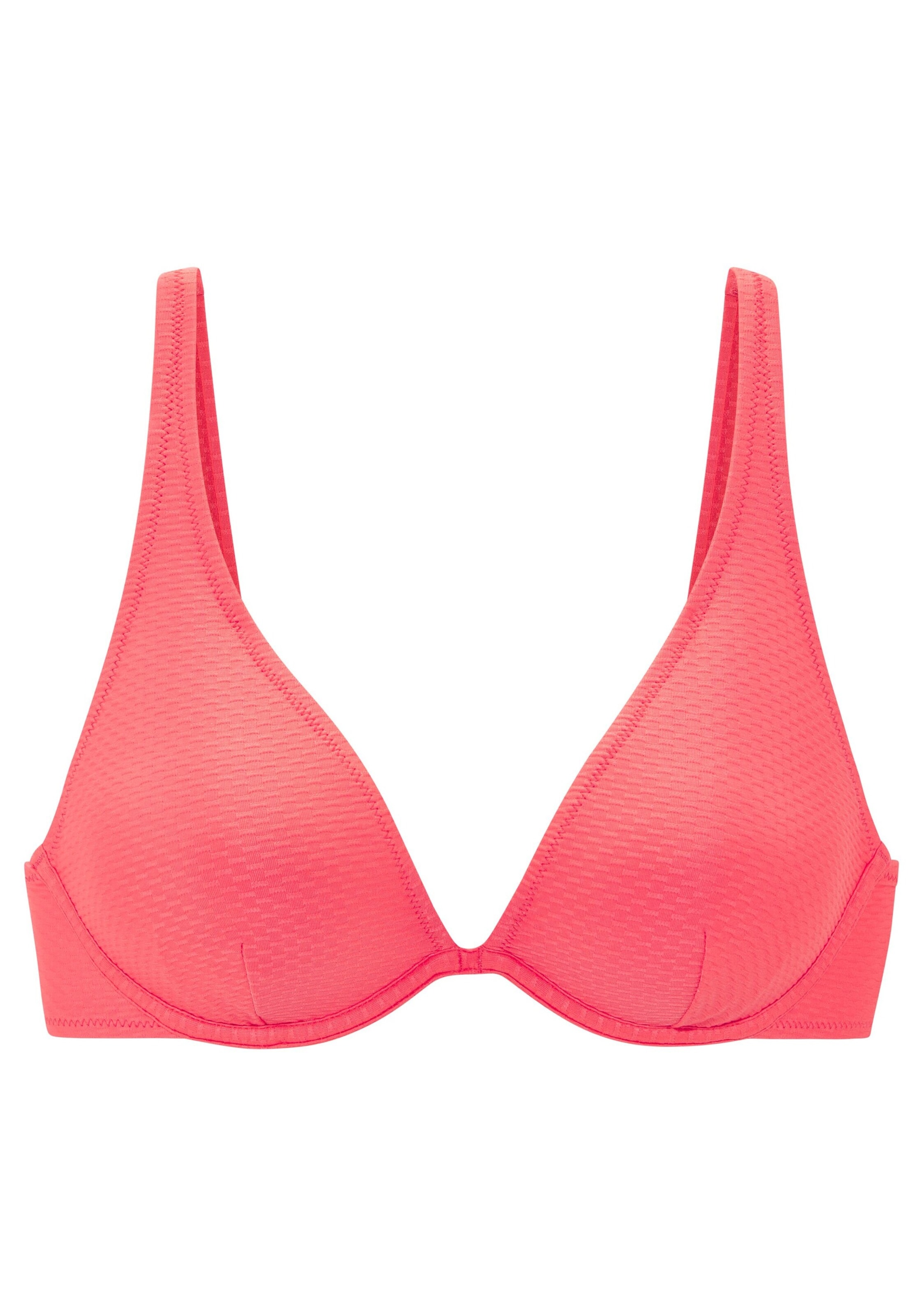 Triangle Hauts de bikini Bruno Banani en orange : devant