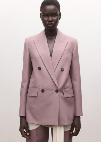 MANGO Blazer in Pink: front