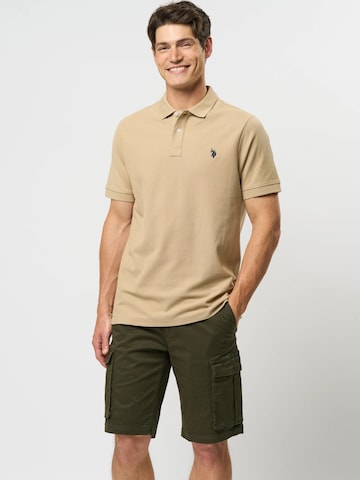 U.S. POLO ASSN. Poloshirt 'Alfred' in Grau: Vorderseite