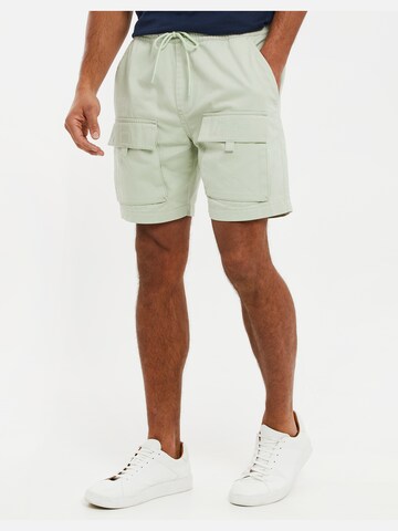 Threadbare Loose fit Pants 'Graphite' in Green: front
