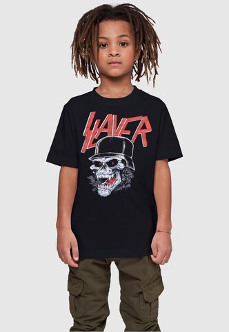 Merchcode Shirt 'Slayer - Laughing Skull' in Black: front