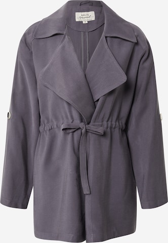 Hailys Between-Seasons Coat 'Loretta' in Grey: front