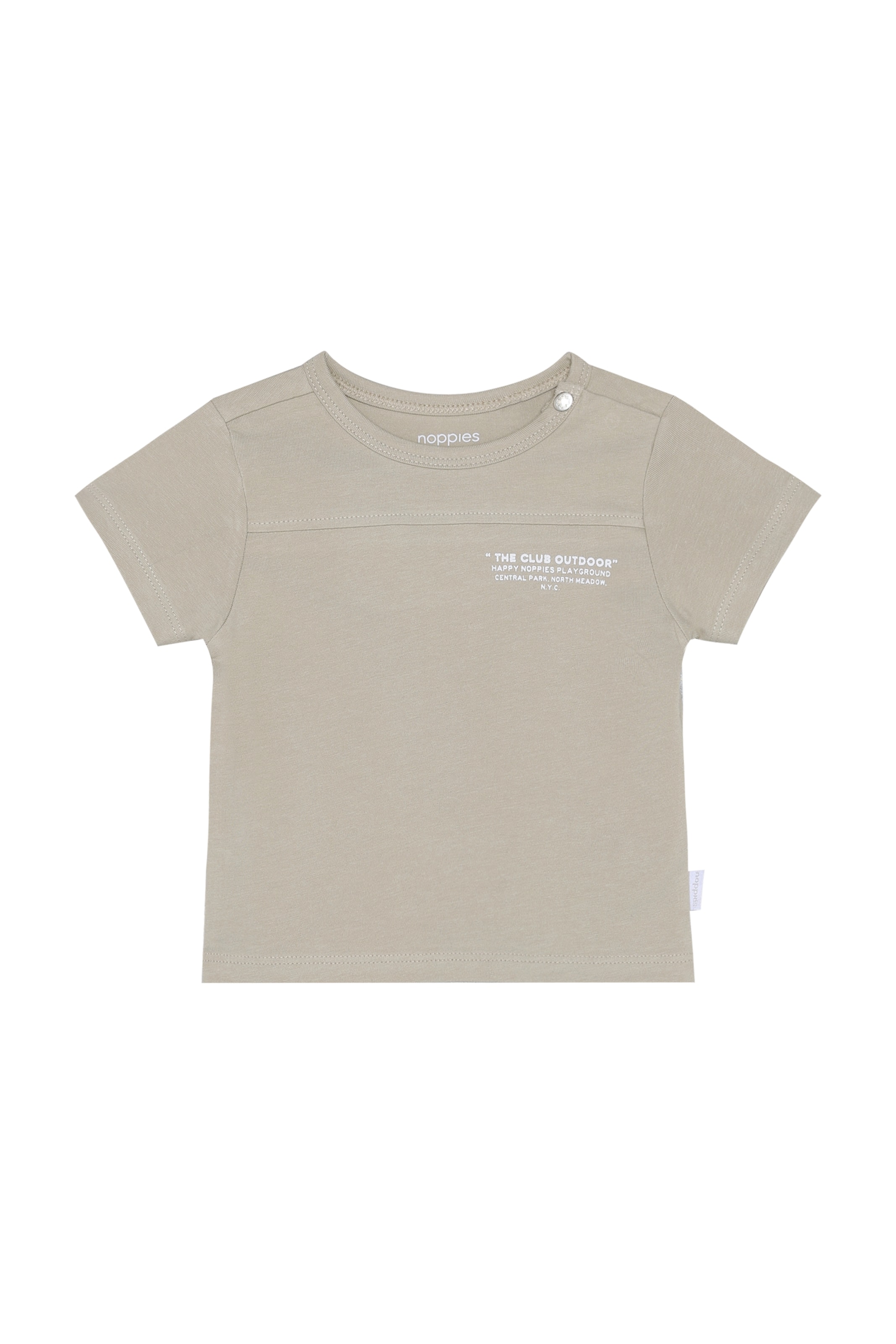 Noppies Shirt in Dark beige / White, Item view