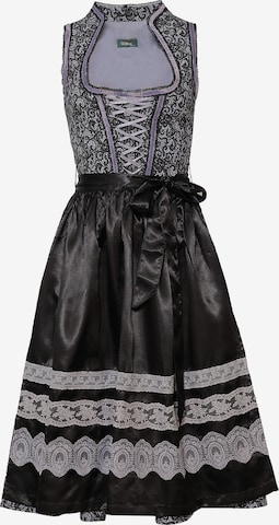 Dirndl Rißberg en violet : devant