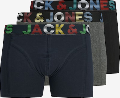 Boxer trumpikės 'JWHEthan' iš JACK & JONES, spalva – tamsiai mėlyna / margai pilka / juoda, Prekių apžvalga