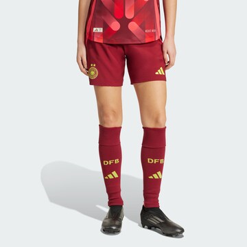 Regular Pantalon de sport 'Germany 25 Away Authentic' ADIDAS PERFORMANCE en rouge : devant