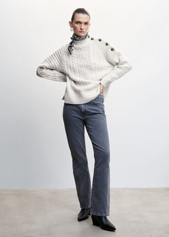 MANGO Sweater 'Justica' in Beige