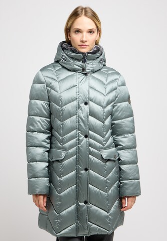 Barbara Lebek Winterjacke in Grün: Vorderseite