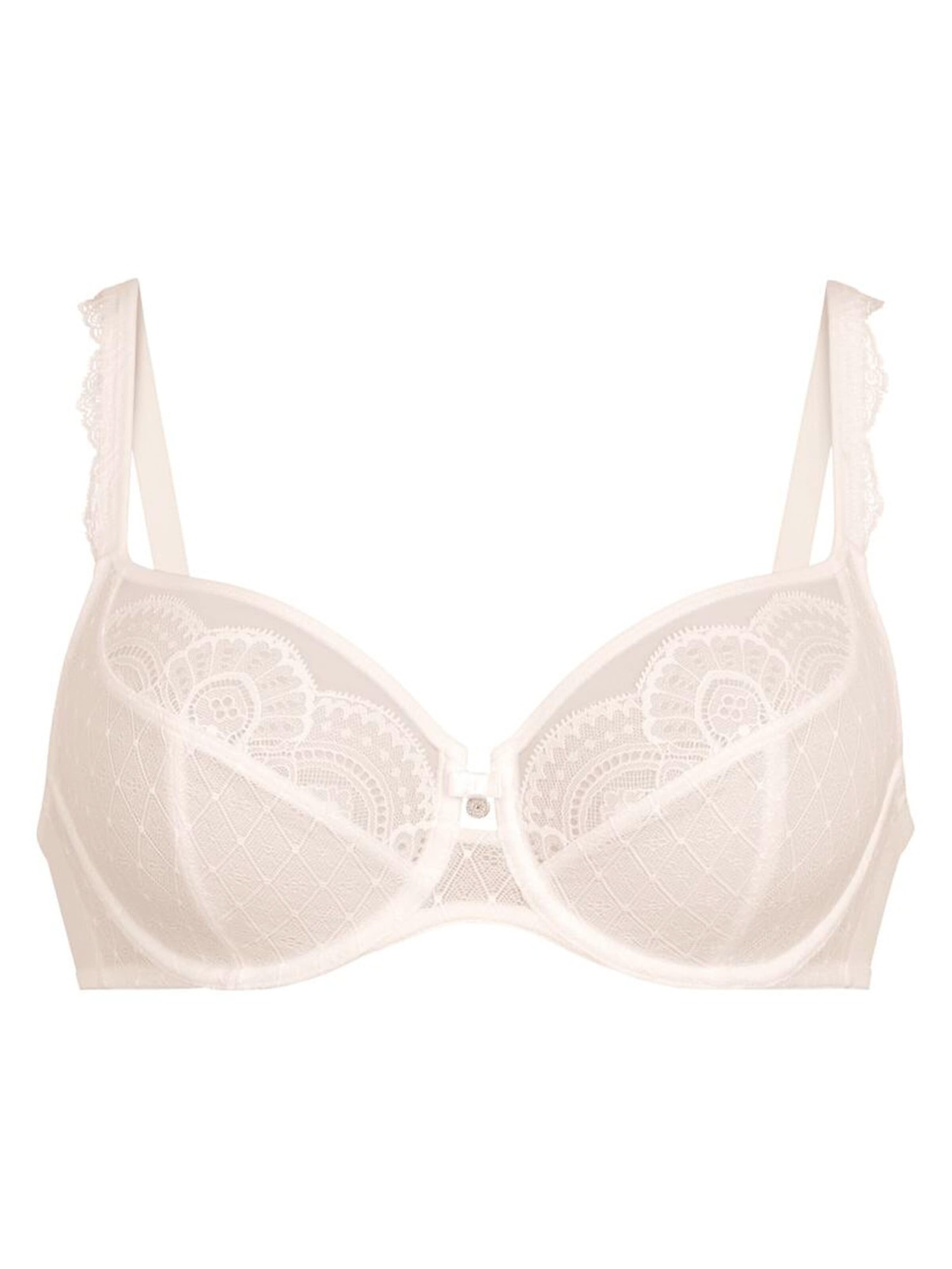ROSA FAIA Bra 'Selma' in White: front