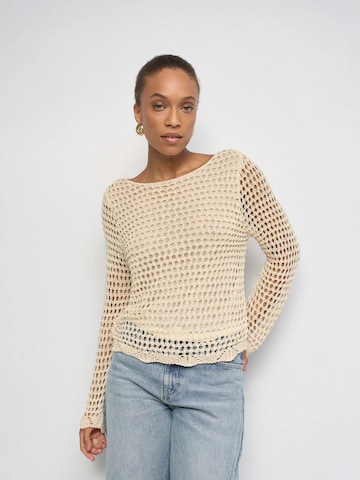 Salsa Jeans Trui in Beige: voorkant