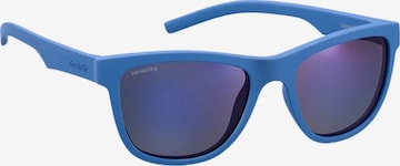 Lunettes de soleil Polaroid en bleu : devant