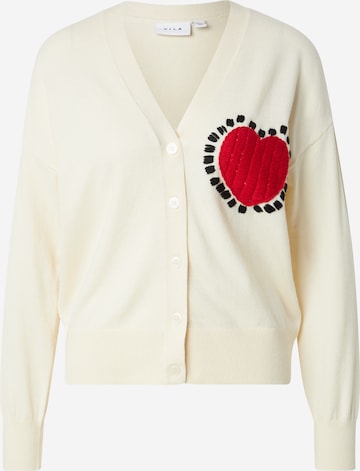 Geacă tricotată 'VILUCINA' de la VILA pe bej: față