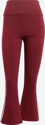 Flared Leggings 'Adicolor Classics' di ADIDAS ORIGINALS in rosso: frontale