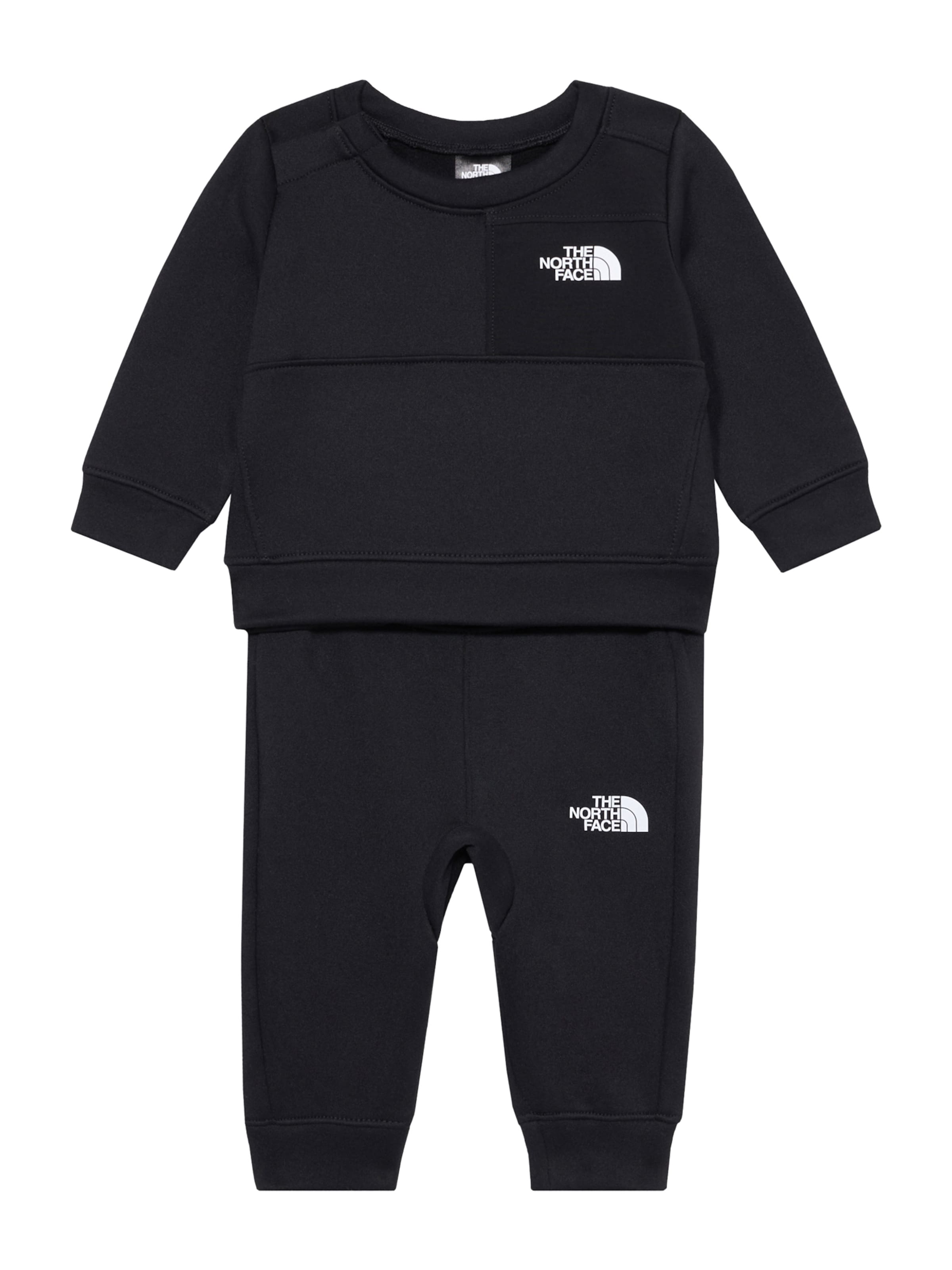 THE NORTH FACE Træningsdragt i sort: forside