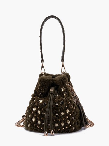 La Carrie Handbag in Green: front