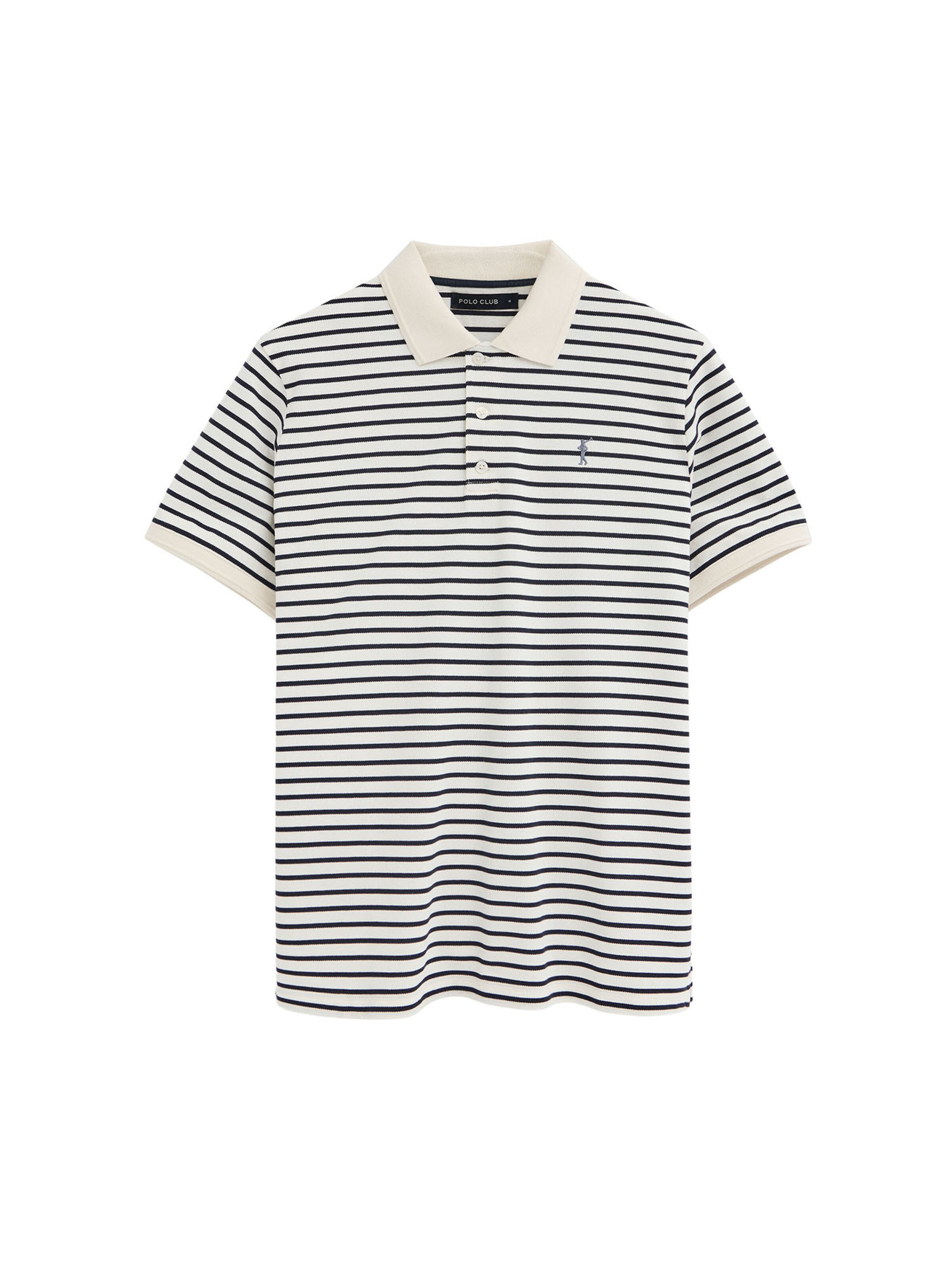 Polo Club Shirt in Ecru / Black, Item view