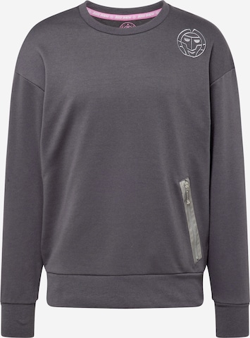 BIDI BADU Athletic Sweatshirt in Grey: front