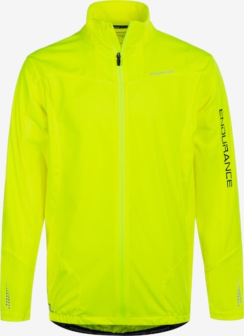 ENDURANCE Training Jacket 'Cluson' in Yellow: front