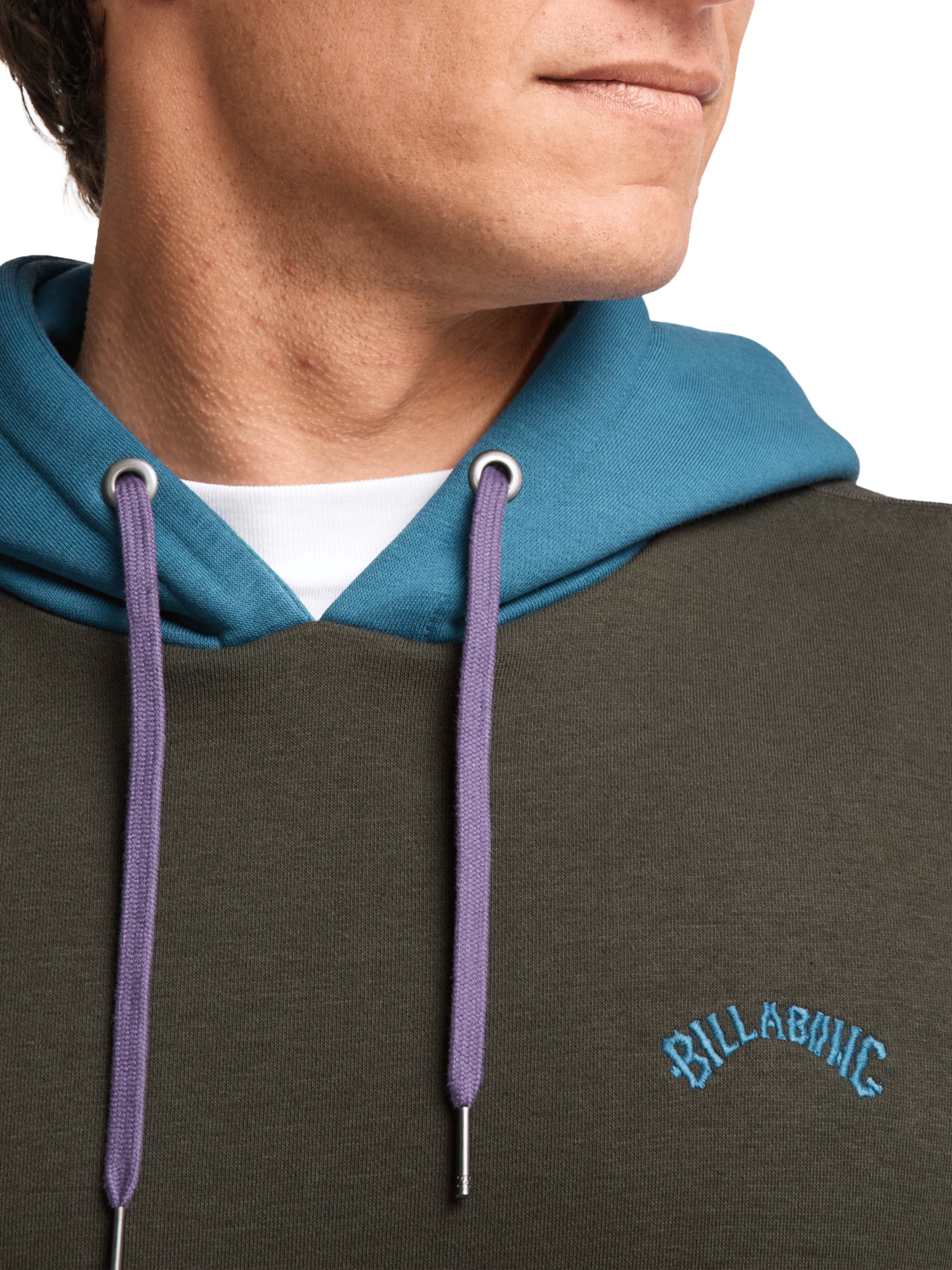 BILLABONG Sweatshirt 'Arch Block Po' in Brown