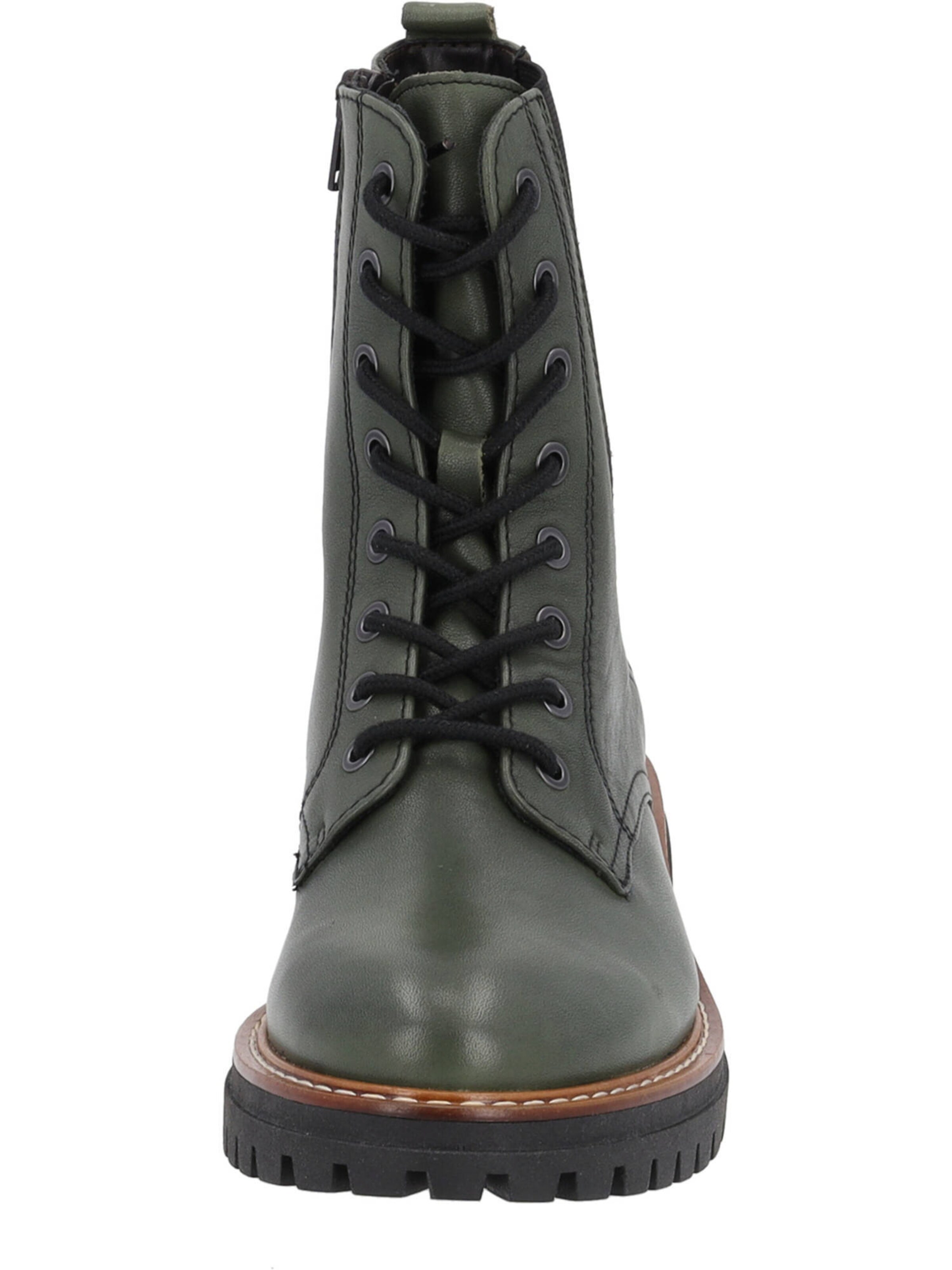 Palado Schnürstiefelette 'Unije' in Grün