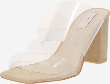 NLY by Nelly - Zapatos abiertos en beige: frente