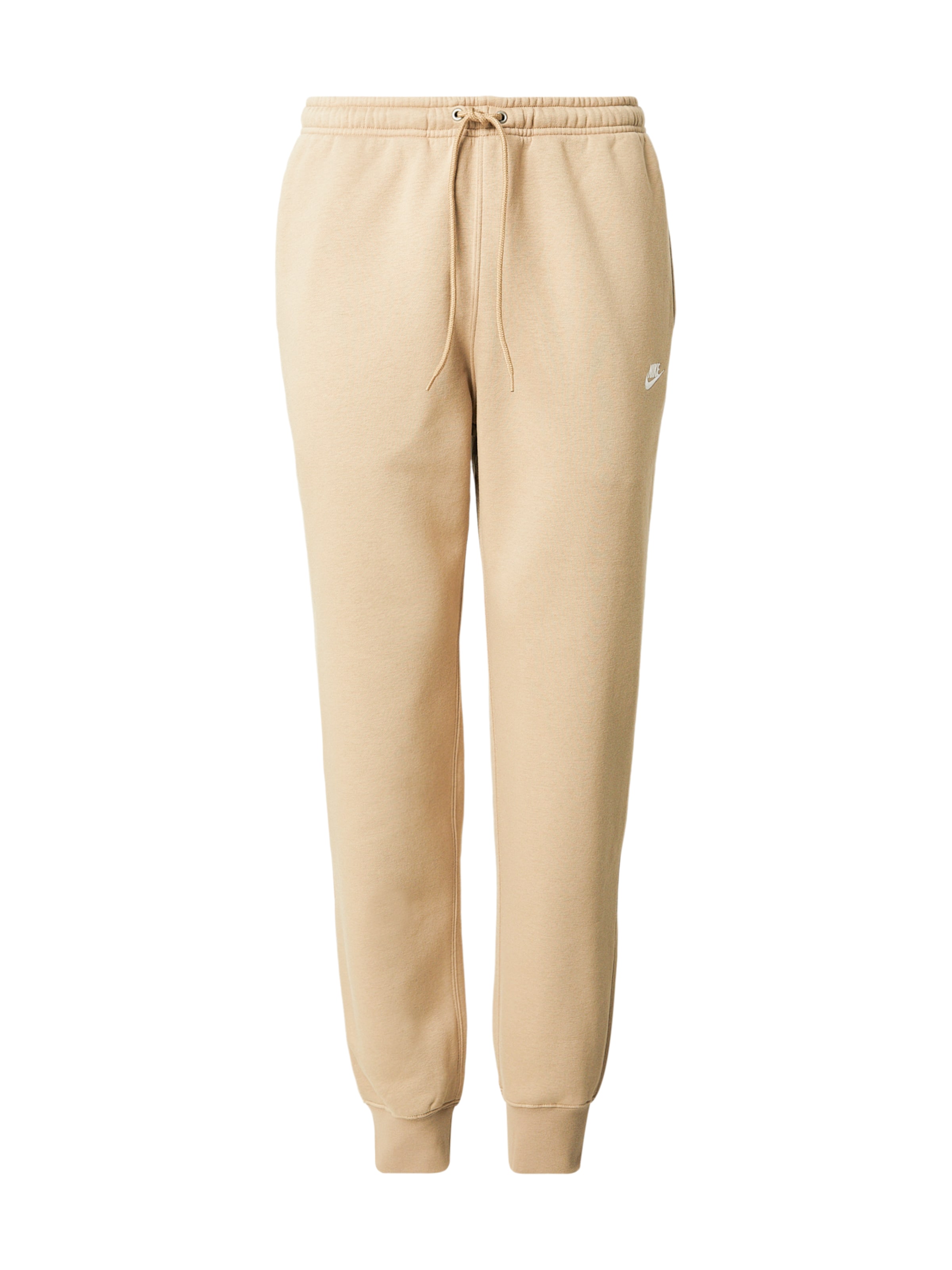 Nike Sportswear Tapered Byxa 'CLUB' i beige: framsida