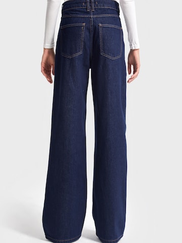 IT'S BASIC Wide leg Jeans in Blue