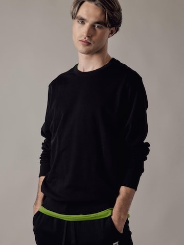OWN Off With Nature Sweatshirt 'Felpa Girocollo' i sort: forside