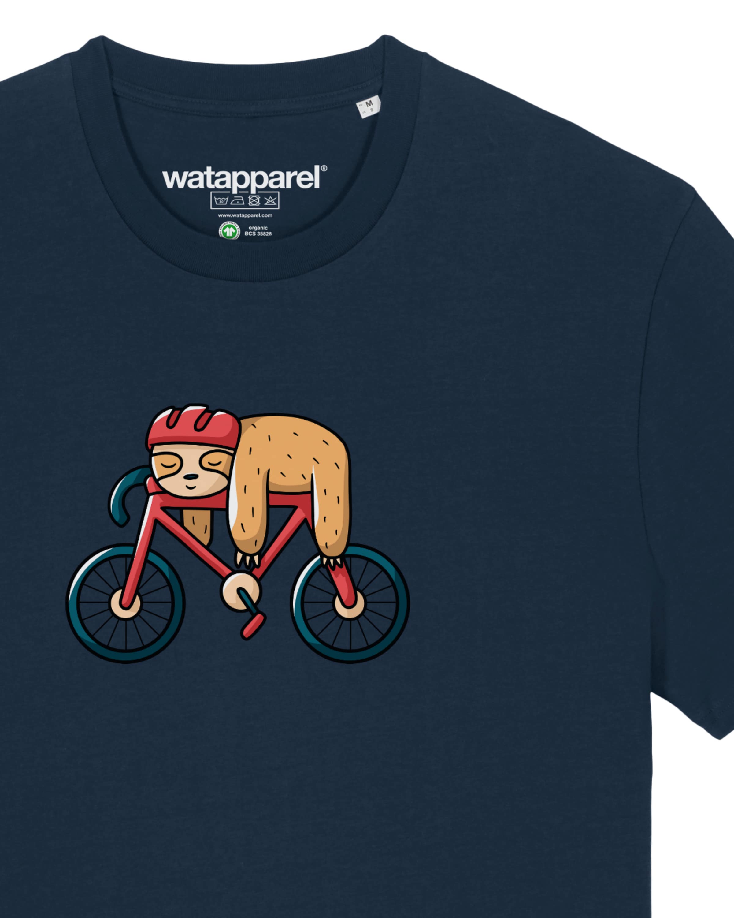 Watapparel T-Shirt ' Sloth ' in Blau