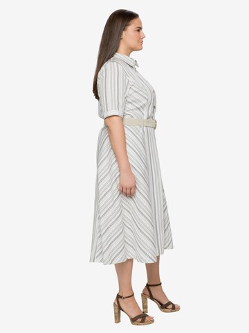 SHEEGO Shirt Dress in White