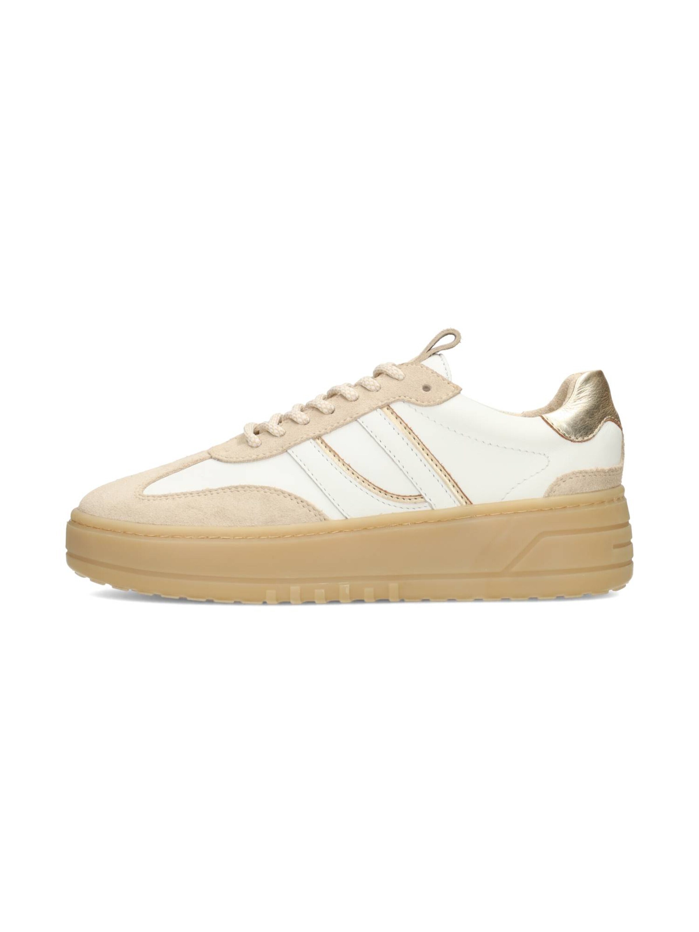 Baskets basses 'ANEMONE' Poelman en beige : devant
