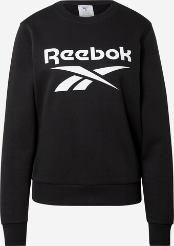 Reebok Sweatshirt in Zwart: voorkant