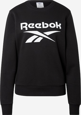 Reebok Sweatshirt in Black: front