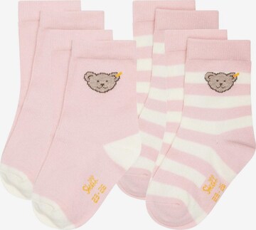 STEIFF Socks in Pink: front