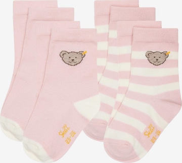 Steiff Collection - Calcetines en rosa: frente