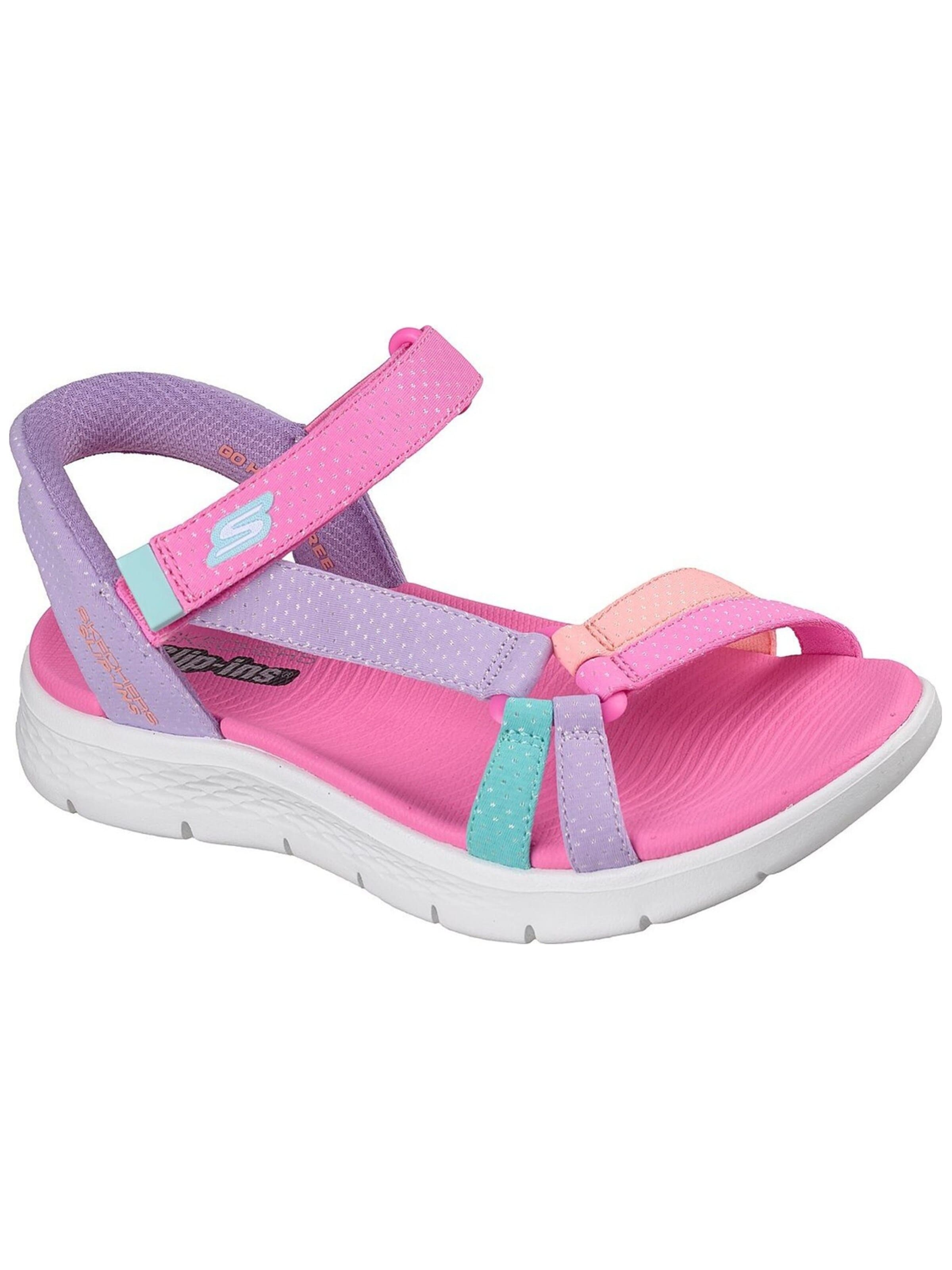 SKECHERS Sandały 'Go Walk Flex' w kolorze fioletowy: przód