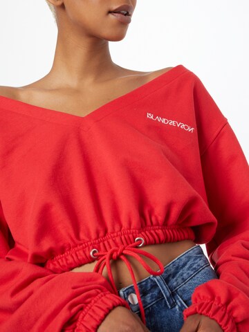 Public Desire - Sweatshirt em vermelho