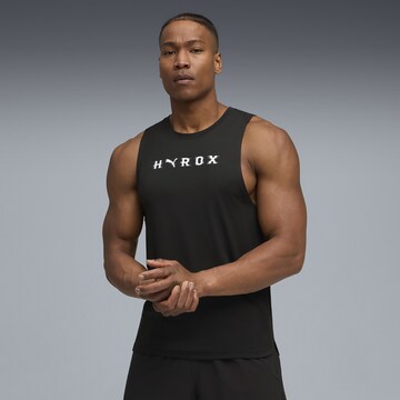 PUMA Functioneel shirt 'Puma x Hyrox Cloudspun' in Zwart: voorkant